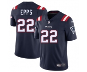 Men's New England Patriots #22 Marcus Epps Navy 2025 Vapor Limited Football Stitched Jersey