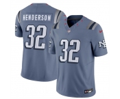 Men's New England Patriots #32 TreVeyon Henderson 2025 F.U.S.E. “Rivalries” Vapor Limited Football Stitched Jersey