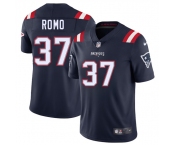 Men's New England Patriots #37 Parker Romo Navy 2025 Vapor Limited Football Stitched Jersey
