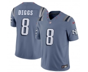 Men's New England Patriots #8 Stefon Diggs 2025 F.U.S.E. “Rivalries” Vapor Limited Football Stitched Jersey