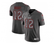 Nike New England Patriots #12 Tom Brady Gray Static Men NFL Vapor Untouchable Limited Jersey