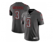 Nike New England Patriots #3 Stephen Gostkowski Gray Static Men NFL Vapor Untouchable Limited Jersey
