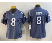 Women's New England Patriots #8 Stefon Diggs 2025 “Rivalries” Stitched Football Jersey Women's New England Patriots #8 Stefon Diggs 2025 “Rivalries” Stitched Football Jersey