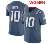 Women's New england patriots #10 drake maye 2025 f.u.s.e. “rivalries” vapor untouchable limited football stitched jersey