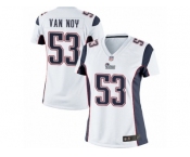 Women's Nike New England Patriots #53 Kyle Van Noy Limited White NFL Jersey