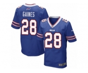 Men Nike Buffalo Bills #28 E.J. Gaines Elite Royal Blue Team Color NFL Jersey