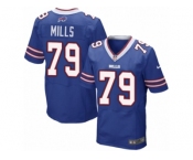 Men Nike Buffalo Bills #79 Jordan Mills Elite Royal Blue Team Color NFL Jersey