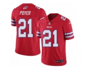 Men's Nike Buffalo Bills #21 Jordan Poyer Elite Red Rush NFL Jersey