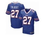 Men's Nike Buffalo Bills #27 Mike Tolbert Elite Royal Blue Team Color NFL Jersey