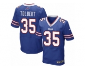 Men's Nike Buffalo Bills #35 Mike Tolbert Elite Royal Blue Team Color NFL Jersey