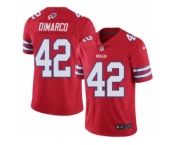 Men's Nike Buffalo Bills #42 Patrick DiMarco Elite Red Rush NFL Jersey