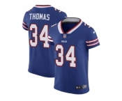 Nike Buffalo Bills #34 Thurman Thomas Royal Blue Team Color Men Stitched NFL Vapor Untouchable Elite Jersey