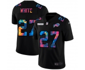 Buffalo Bills #27 Tre'Davious White Men's Nike Multi-Color Black 2020 NFL Crucial Catch Vapor Untouchable Limited Jersey
