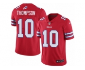 Men Nike Buffalo Bills #10 Deonte Thompson Elite Red Rush Vapor Untouchable NFL Jersey