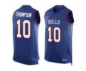 Men Nike Buffalo Bills #10 Deonte Thompson Limited Royal Blue Player Name & Number Tank Top NFL Jersey Men Nike Buffalo Bills #10 Deonte Thompson Limited Royal Blue Player Name & Number Tank Top NFL Jersey
