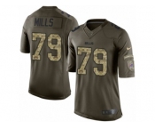 Men Nike Buffalo Bills #79 Jordan Mills Limited Green Salute to Service NFL Jersey Men Nike Buffalo Bills #79 Jordan Mills Limited Green Salute to Service NFL Jersey