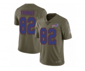 Men Nike Buffalo Bills #82 Logan Thomas Limited Olive 2017 Salute to Service NFL Jersey Men Nike Buffalo Bills #82 Logan Thomas Limited Olive 2017 Salute to Service NFL Jersey