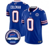 Men's Buffalo Bills #0 Keon Coleman Blue F.U.S.E. 2026 Inaugural Season at Highmark Stadium Football Stitched Jersey Men's Buffalo Bills #0 Keon Coleman Blue F.U.S.E. 2026 Inaugural Season at Highmark Stadium Football Stitched Jersey