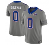 Men's Buffalo Bills #0 Keon Coleman Gray F.U.S.E. 2026 Nickel City Vapor Football Stitched Jersey Men's Buffalo Bills #0 Keon Coleman Gray F.U.S.E. 2026 Nickel City Vapor Football Stitched Jersey