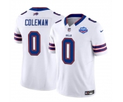 Men's Buffalo Bills #0 Keon Coleman White 2025 F.U.S.E. With Farewell Patch Vapor Untouchable Limited Football Stitched Jersey