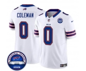 Men's Buffalo Bills #0 Keon Coleman White F.U.S.E. 2026 Inaugural Season at Highmark Stadium Football Stitched Jersey Men's Buffalo Bills #0 Keon Coleman White F.U.S.E. 2026 Inaugural Season at Highmark Stadium Football Stitched Jersey