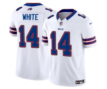 Men's Buffalo Bills #14 Mike White White 2025 F.U.S.E. Vapor Untouchable Limited Football Stitched Jersey
