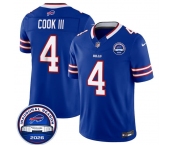Men's Buffalo Bills #4 James Cook III Blue F.U.S.E. 2026 Inaugural Season at Highmark Stadium Football Stitched Jersey Men's Buffalo Bills #4 James Cook III Blue F.U.S.E. 2026 Inaugural Season at Highmark Stadium Football Stitched Jersey