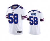 Men's Buffalo Bills #58 Matt Milano 2022 White Vapor Untouchable Limited Stitched Jersey