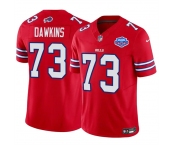 Men's Buffalo Bills #73 Dion Dawkins Red 2025 F.U.S.E. With Farewell Patch Vapor Untouchable Limited Football Stitched Jersey