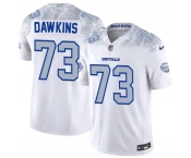 Men's Buffalo Bills #73 Dion Dawkins White 2025 F.U.S.E. “Rivalries” Vapor Limited Football Stitched Jersey