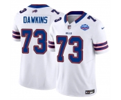 Men's Buffalo Bills #73 Dion Dawkins White 2025 F.U.S.E. With Farewell Patch Vapor Untouchable Limited Football Stitched Jersey