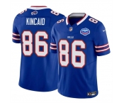 Men's Buffalo Bills #86 Dalton Kincaid Blue 2025 F.U.S.E. With Farewell Patch Vapor Untouchable Limited Football Stitched Jersey