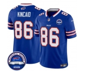 Men's Buffalo Bills #86 Dalton Kincaid Blue F.U.S.E. 2026 Inaugural Season at Highmark Stadium Football Stitched Jersey Men's Buffalo Bills #86 Dalton Kincaid Blue F.U.S.E. 2026 Inaugural Season at Highmark Stadium Football Stitched Jersey