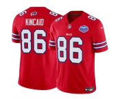 Men's Buffalo Bills #86 Dalton Kincaid Red 2025 F.U.S.E. With Farewell Patch Vapor Untouchable Limited Football Stitched Jersey
