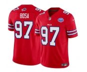 Men's Buffalo Bills #97 Joey Bosa Red 2025 F.U.S.E. With Farewell Patch Vapor Untouchable Limited Football Stitched Jersey