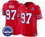 Men's Buffalo Bills #97 Joey Bosa Red F.U.S.E. 2026 Inaugural Season at Highmark Stadium Football Stitched Jersey Men's Buffalo Bills #97 Joey Bosa Red F.U.S.E. 2026 Inaugural Season at Highmark Stadium Football Stitched Jersey