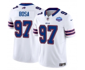 Men's Buffalo Bills #97 Joey Bosa White 2025 F.U.S.E. With Farewell Patch Vapor Untouchable Limited Football Stitched Jersey