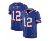 Men's Nike Buffalo Bills #12 Jim Kelly Vapor Untouchable Limited Royal Blue Team Color NFL Jersey