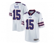 Men's Nike Buffalo Bills #15 Brandon Tate Limited White NFL Jersey