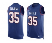 Men's Nike Buffalo Bills #35 Mike Tolbert Limited Royal Blue Player Name & Number Tank Top NFL Jersey Men's Nike Buffalo Bills #35 Mike Tolbert Limited Royal Blue Player Name & Number Tank Top NFL Jersey