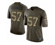 Men's Nike Buffalo Bills #57 Lorenzo Alexander Limited Green Salute to Service NFL Jersey