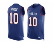 Nike Buffalo Bills #10 Robert Woods Royal Blue Team Color Men's Stitched NFL Limited Tank Top Jersey