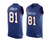 Nike Buffalo Bills #81 Marcus Easley Royal Blue Team Color Men's Stitched NFL Limited Tank Top Jersey