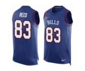 Nike Buffalo Bills #83 Andre Reed Royal Blue Team Color Men's Stitched NFL Limited Tank Top Jersey