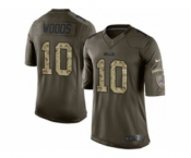 nike nfl jerseys buffalo bills #10 woods army green[nike Limited Salute To Service]