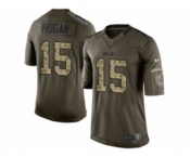 nike nfl jerseys buffalo bills #15 hogan army green[nike Limited Salute To Service]