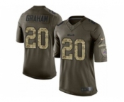nike nfl jerseys buffalo bills #20 graham army green[nike Limited Salute To Service]