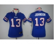 nike women nfl jerseys buffalo bills #13 johnson boue[nike]