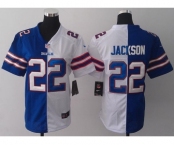 nike women nfl jerseys buffalo bills #22 jackson white-blue[nike split]