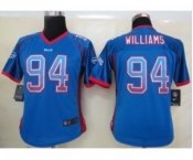 nike women nfl jerseys buffalo bills #94 williams blue[Elite drift fashion